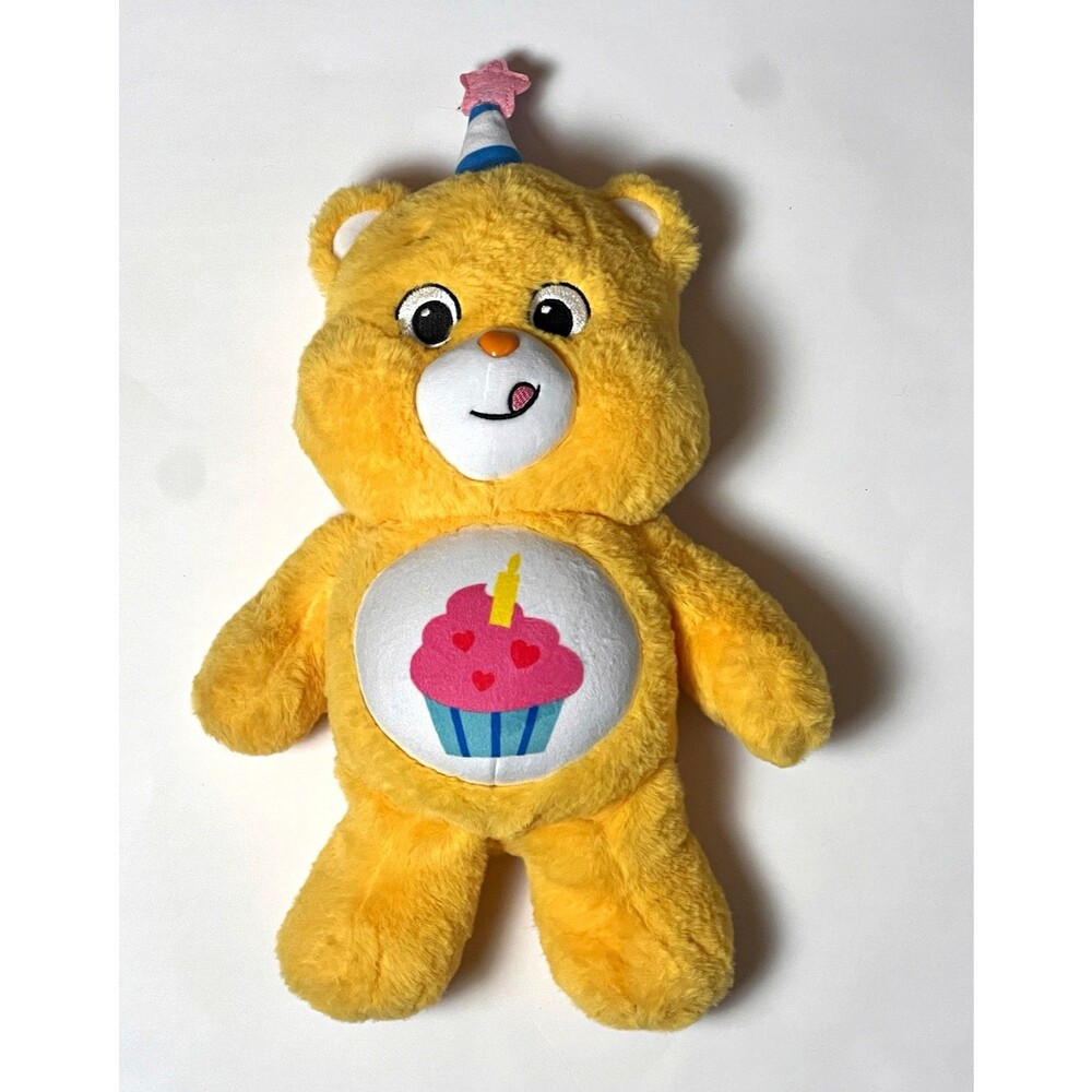 2021 Care Bears Birthday Bear Basic Fun Plush Lights Sounds Singing Cupcake